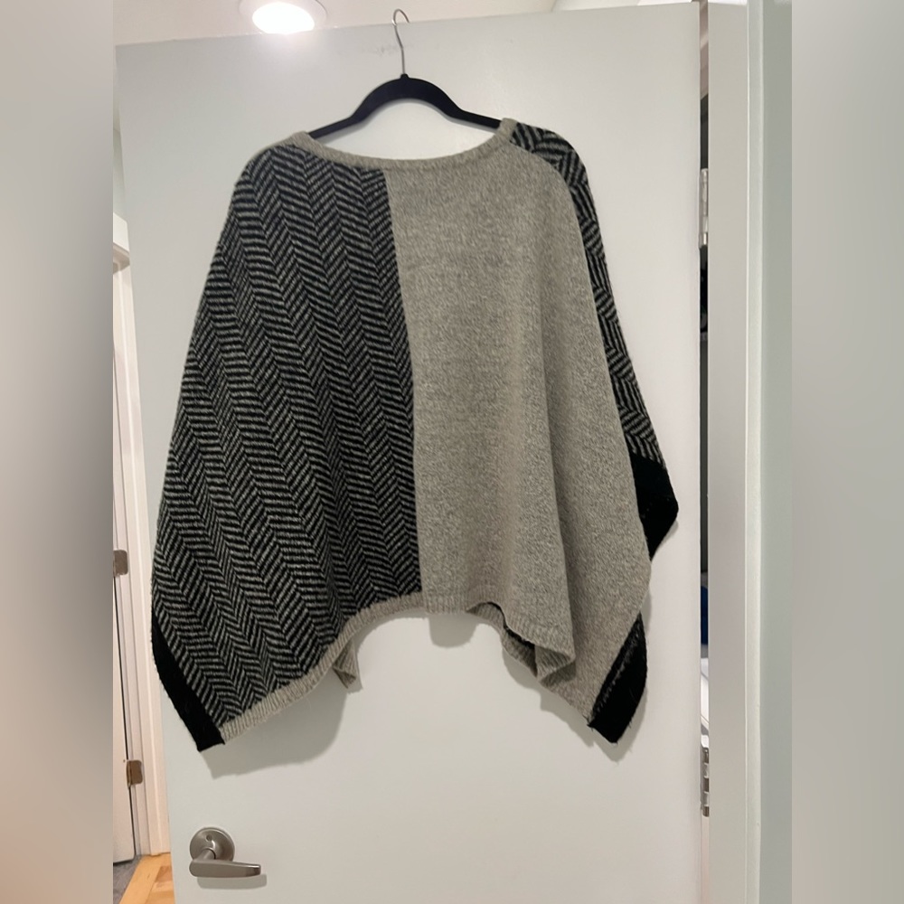 One Size Sweater Poncho